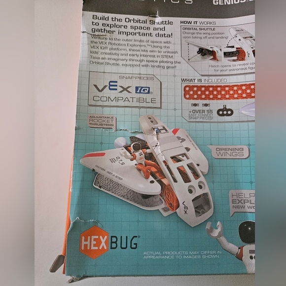 HEXBUG Vex Robotics Orbital Shuttle Explorer STEM Starter Kit Toy,55+ pc. - Picture 3 of 8